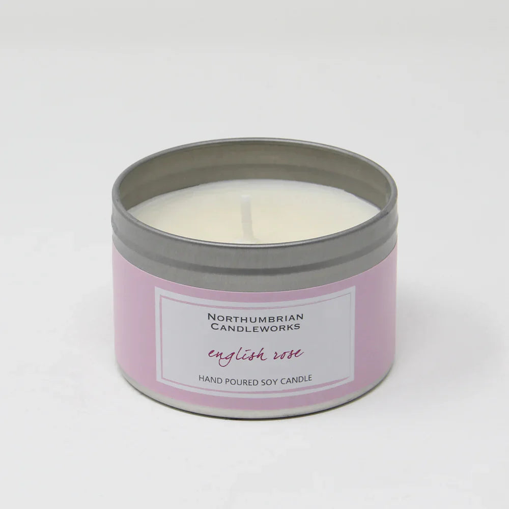 English Rose Candle in a Tin 220g #1