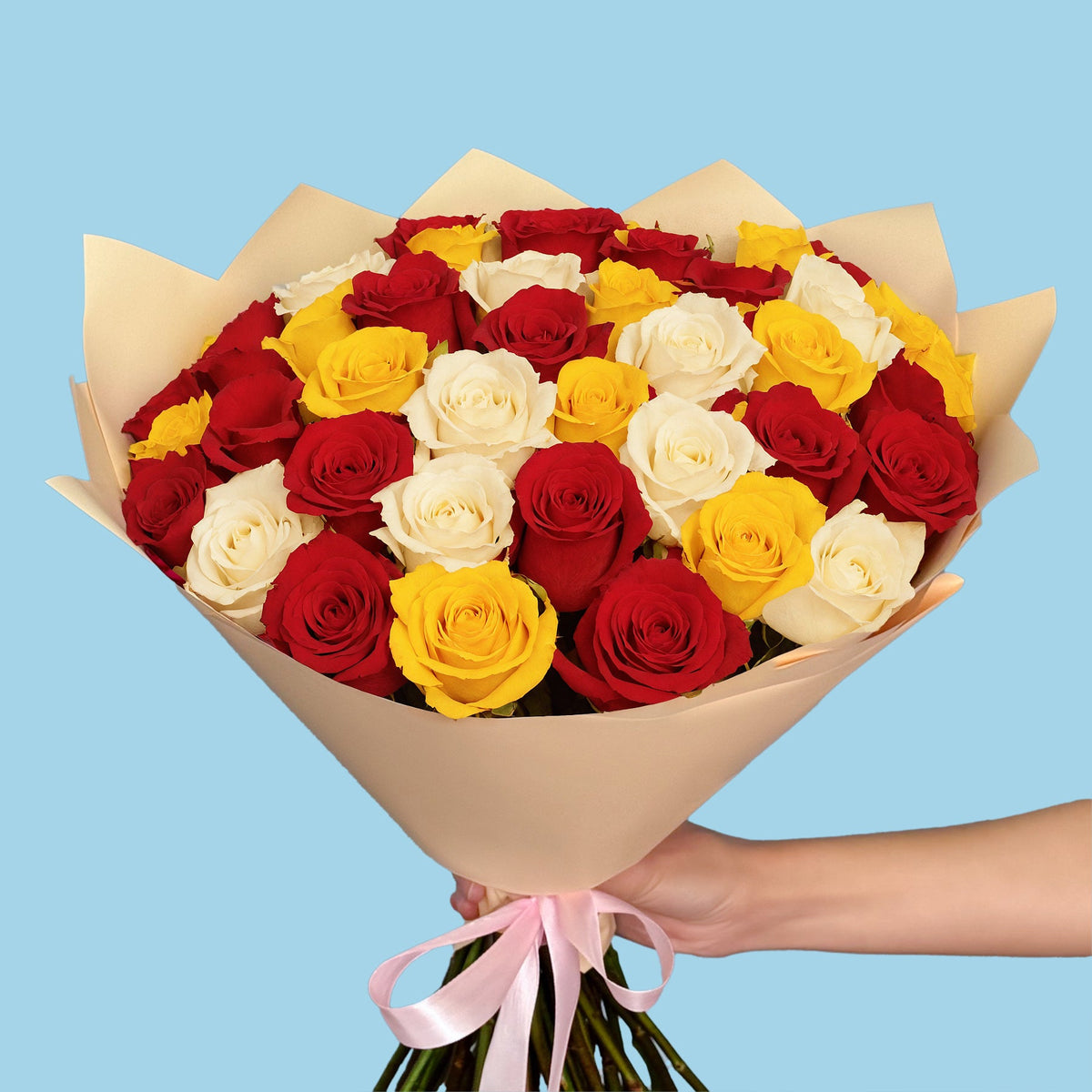 Bouquet of 50 Mix roses #7