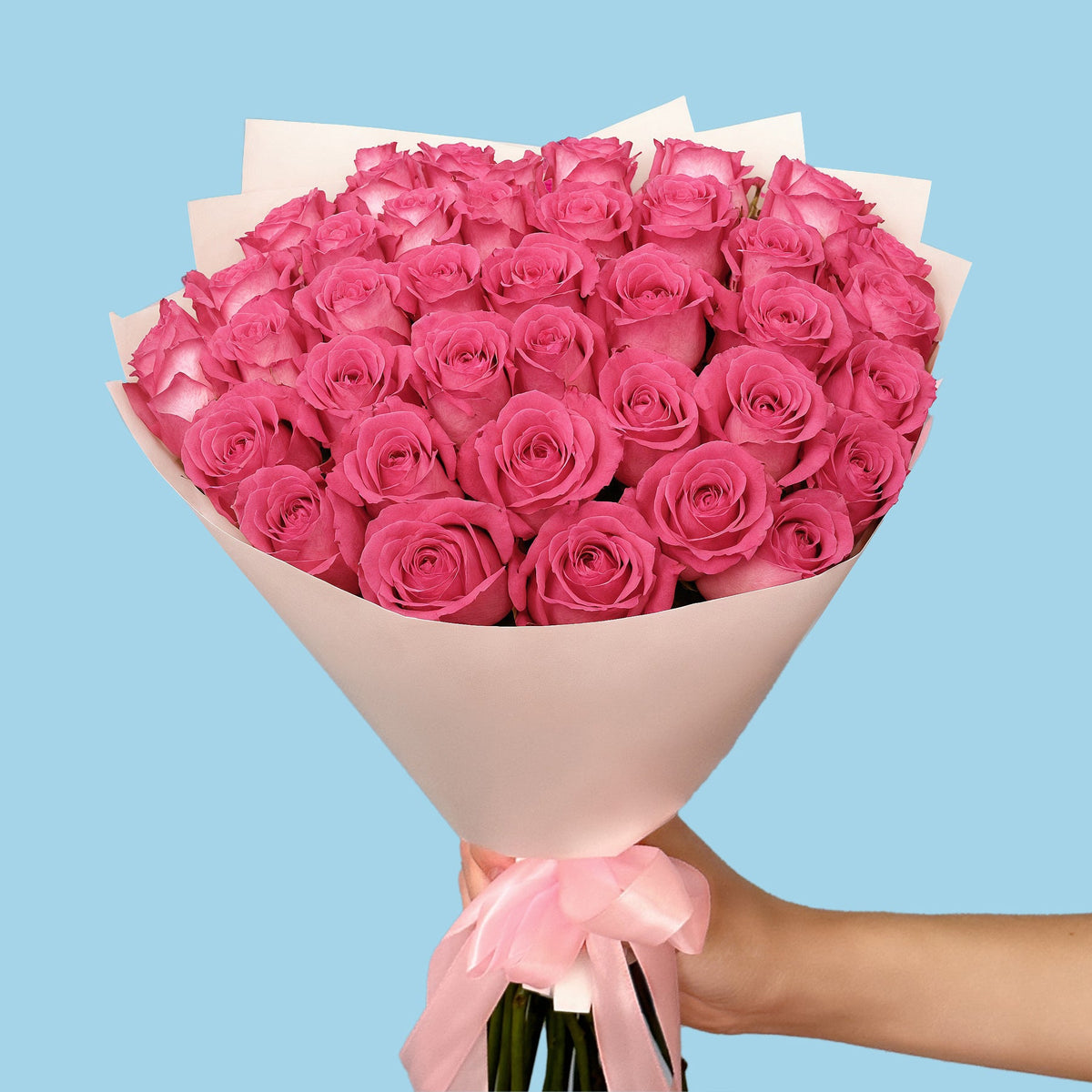Bouquet of 30 Pink roses #3