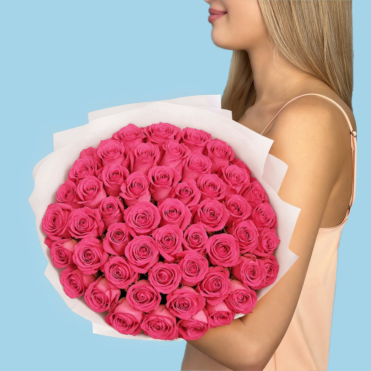 35 Pink Roses from Kenya #2