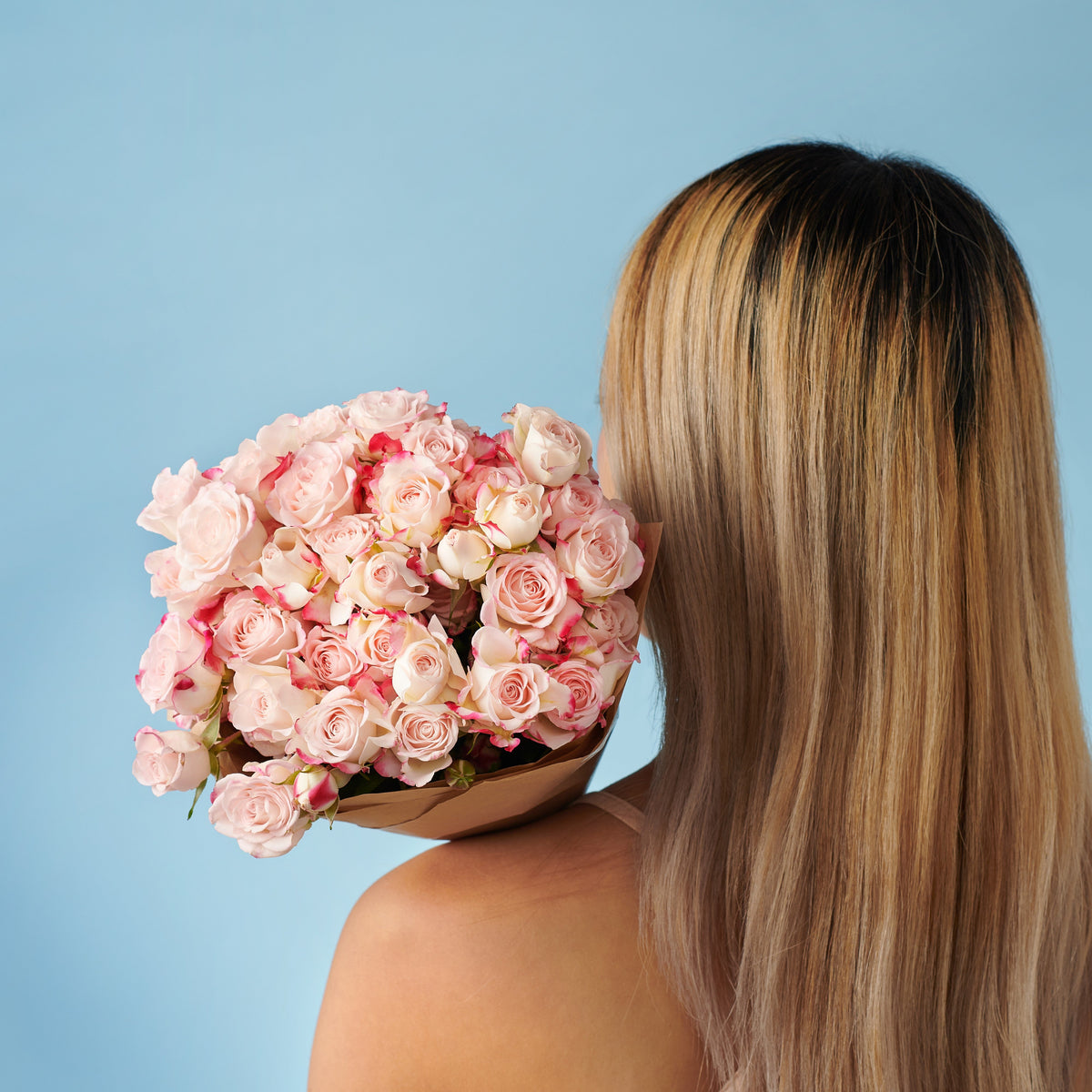 10 Spray Pink Roses #4