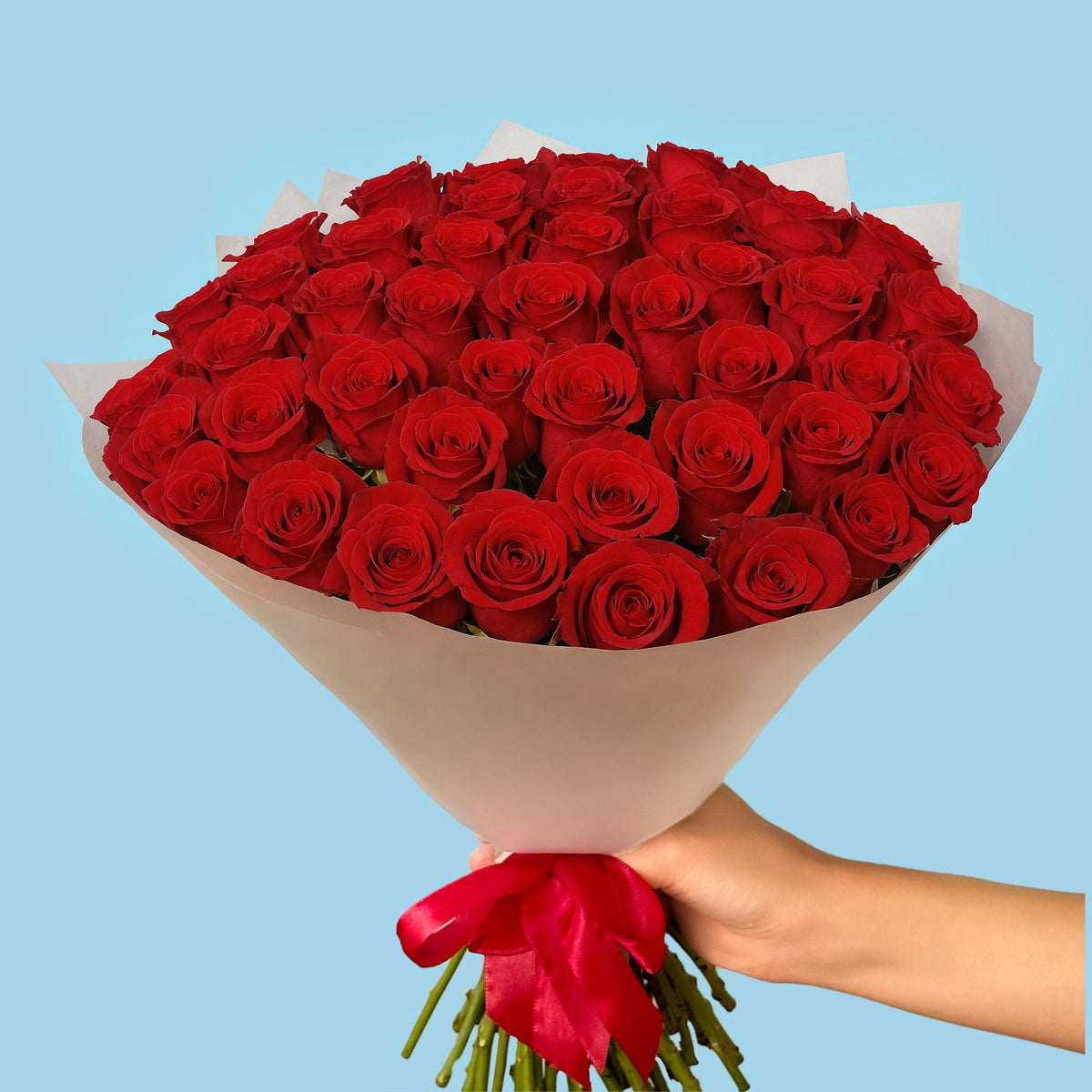 50 Red Roses from Kenya #3
