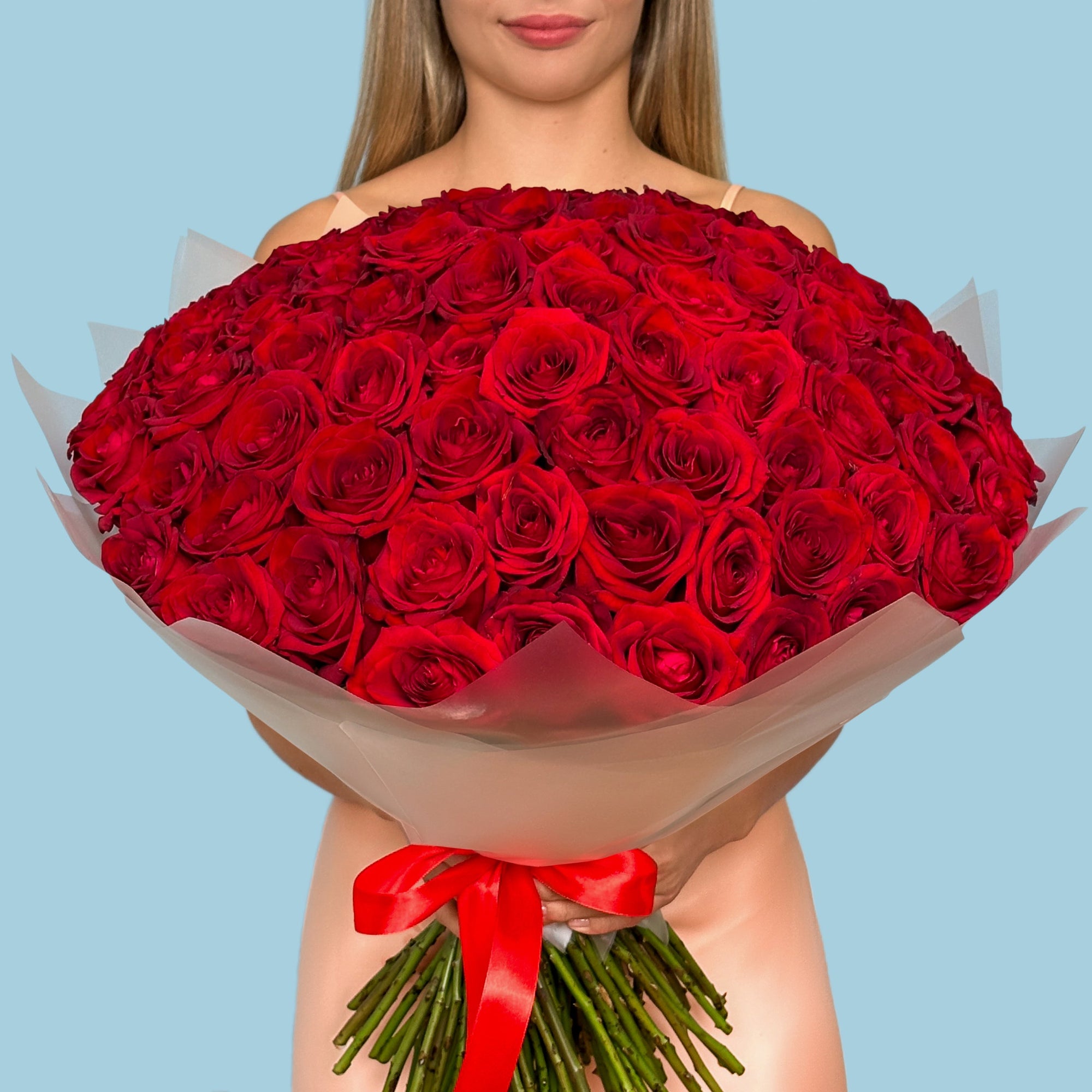 Bouquet of 100 roses #1