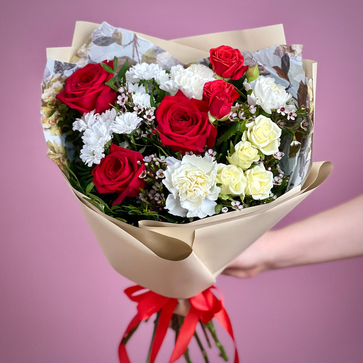 Red and White Bouquet #2