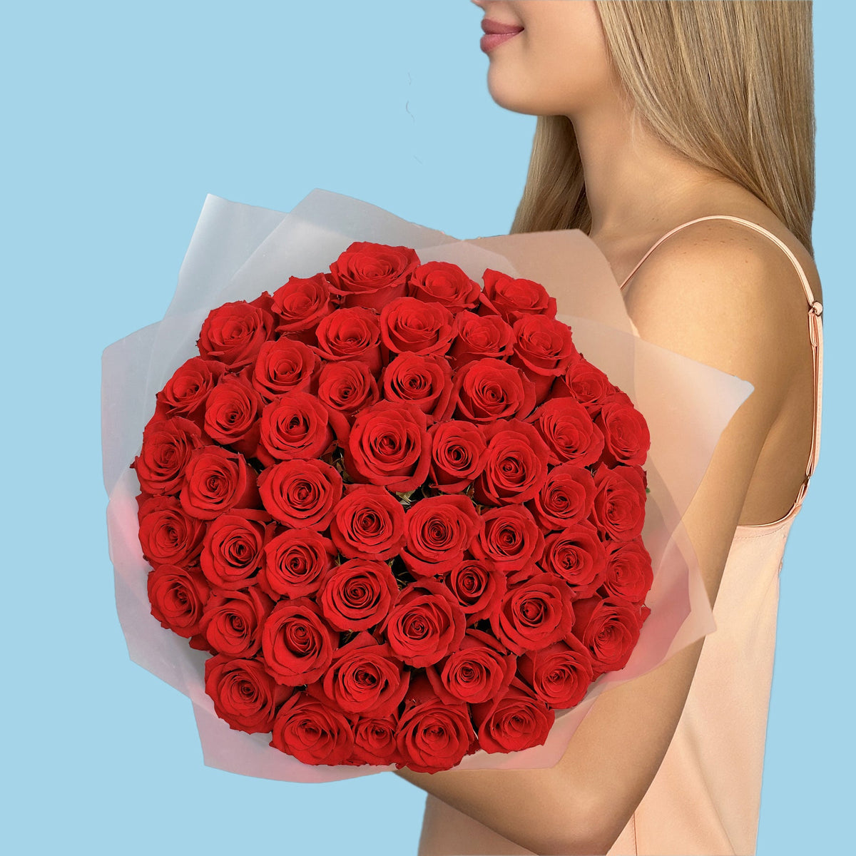 50 Premium Red Roses #2