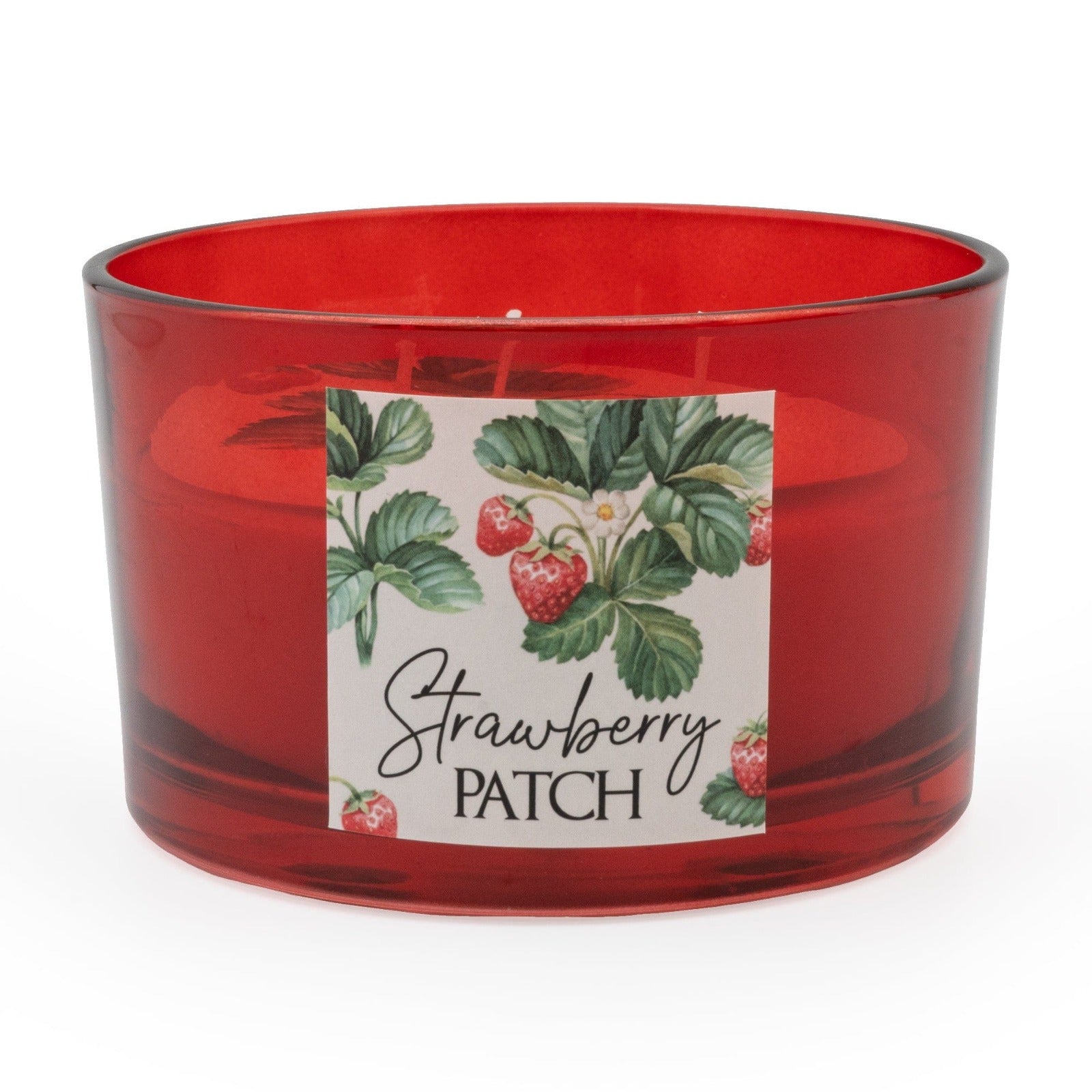 3 Wick Candle With Alpine Wild Strawberry Scent #1