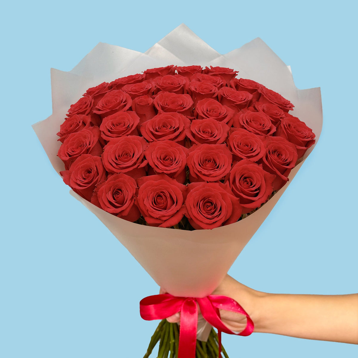 35 Premium Red Roses #3
