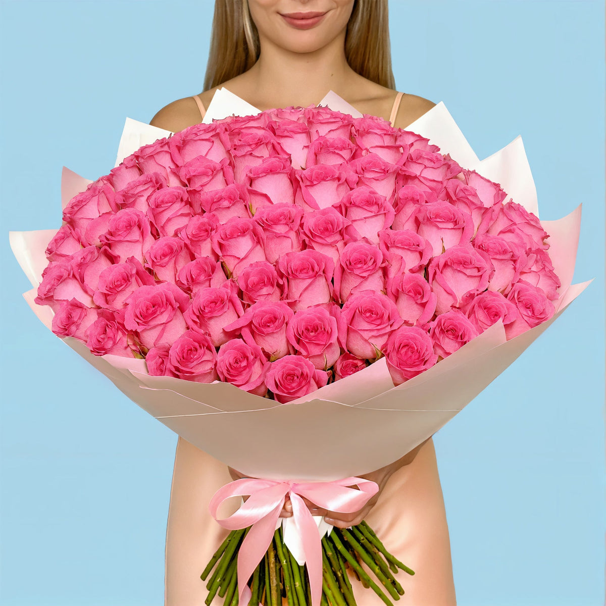 Bouquet of 100 roses