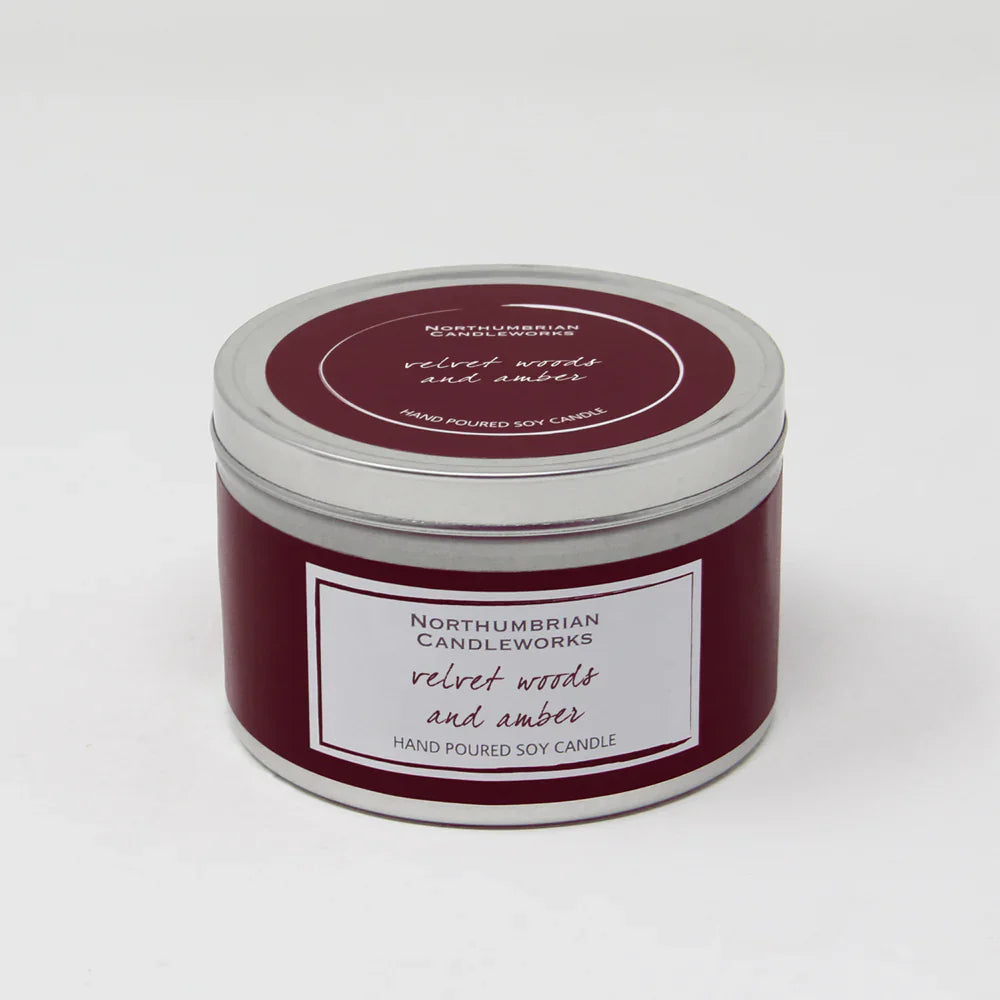 Velvet Woods &amp; Amber Candle in a Tin 220g #2