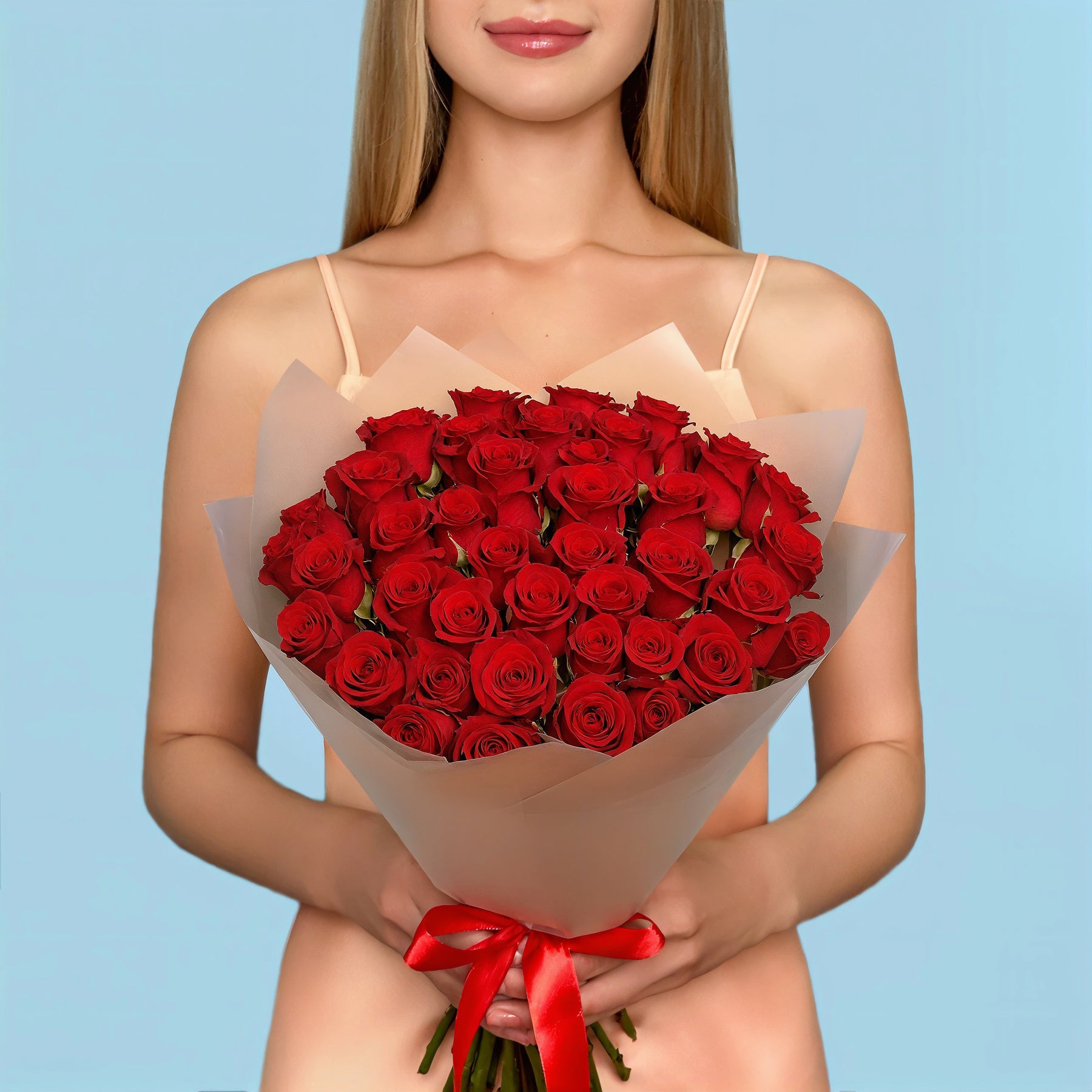 35 Red Roses from Kenya #1