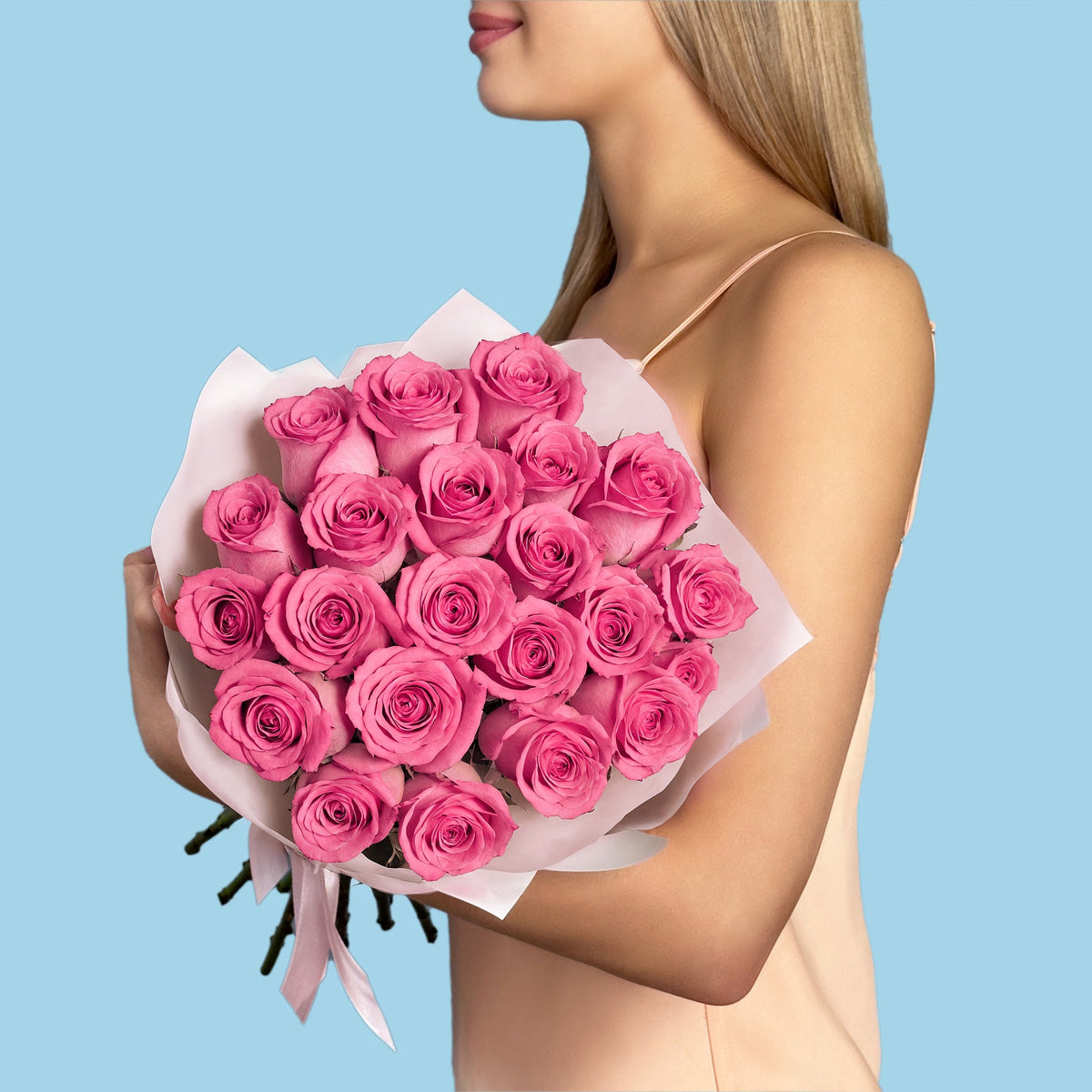 20 Premium Pink Roses #2